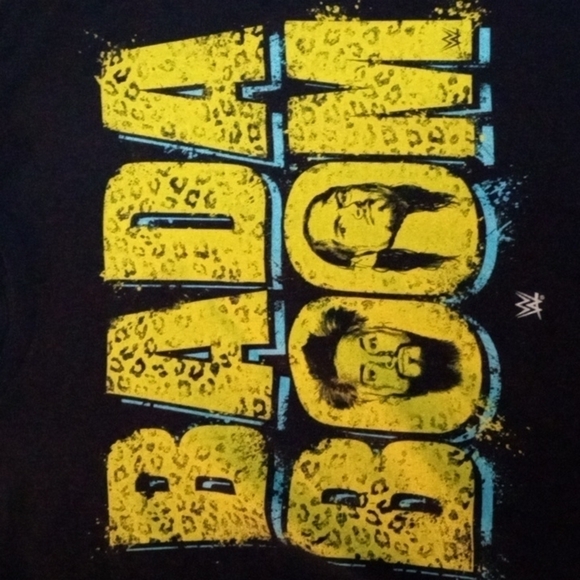 WWE  Enzo& Big Cass TSHIRT M Navy Yellow - Picture 2 of 6